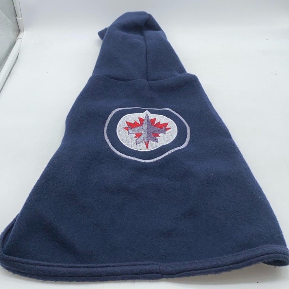 NHL Winnipeg Jets Dog Pet Hockey Fleece Hoodie Sweater Size Large